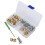 Corrosion Resistant Leather Rivets, Durable Fastening Metal Studs Solid Brass Rust Proof High Precision DIY Leather Accessories With Storage Box 5