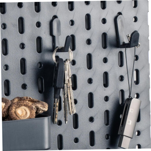 Black Pegboard Hooks 60 Pack for Garage Organization, Secure Locking Heavy Duty Tool Storage 2