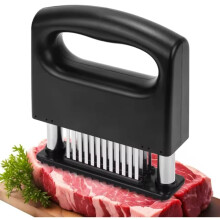 Meat Tenderizer Tool with 48 UltraSharp Stainless Blades for Tender Beef, Pork, Chicken and Fish