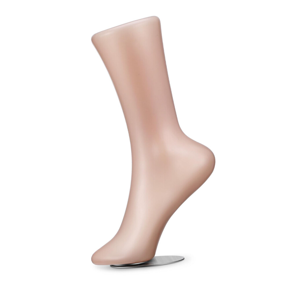 Female Foot Mannequin With Magnetic Base, Plastic Sock Display Stand For Retail And Photography 9070919247293