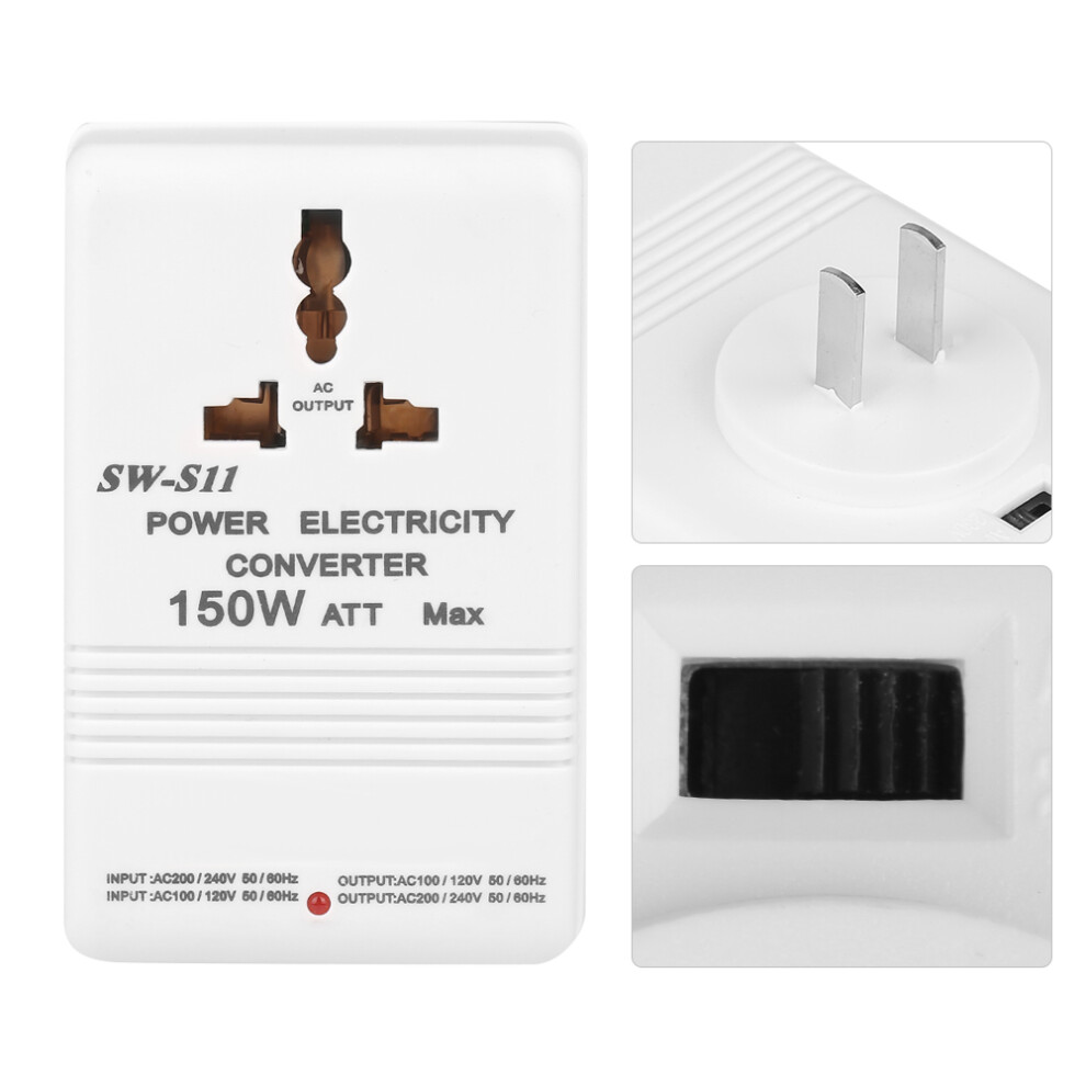 150W Sw S11 Voltage Converter Dual Transformer Step Up/Down For 110V/220V 4951382883766