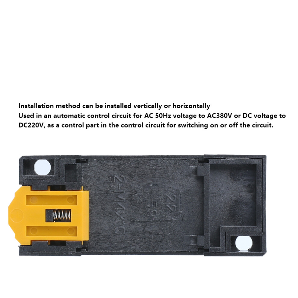 Power Relay My4nj 14-Pin 4No 4Nc Ac220v Small Coil With Base For Home Projects 9321382883854