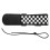 4-String Ukulele Strap Black & White Checker Design Adjustable Length 11