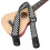 4-String Ukulele Strap Black & White Checker Design Adjustable Length 9