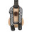 4-String Ukulele Strap Black & White Checker Design Adjustable Length 6