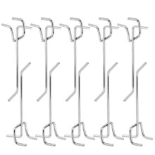 Pegboard Hooks 50 Pcs Metal Accessories for Garage Organization and Tool Storage Shelving