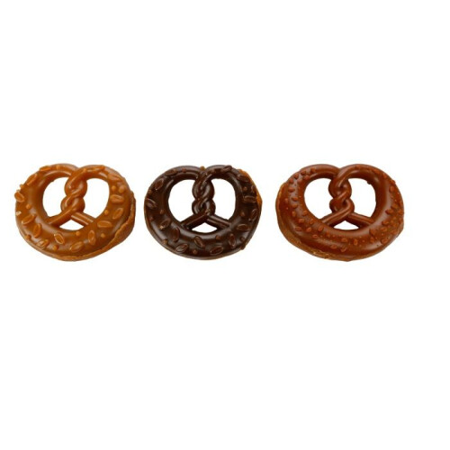 Petiscos em lote para cachorro pretzel com frango 2