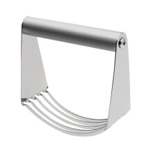 Stainless Steel Pastry Blender with 5 Blades and Ergonomic Handle for Pie Crust and Biscuits