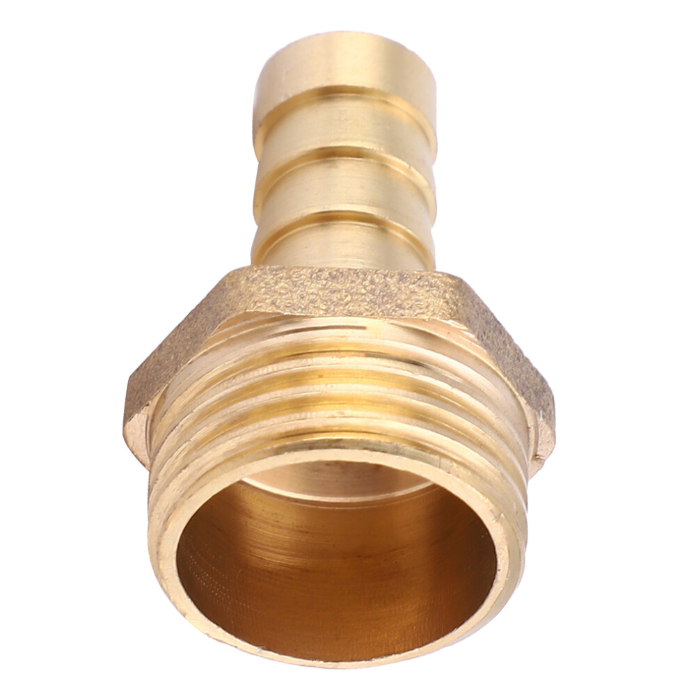 5Pcs Brass Hose Barb Male Bsp Connectors 10Mm, 3/4" Thread 8491382886399