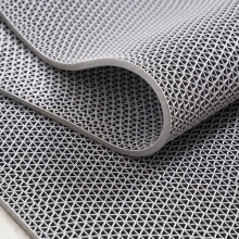 Non Slip Floor Mat with Quick Drainage, Waterproof Rubber Mat for Garage Pools Bars 1.4x8m Grey