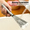 Stainless Steel Fruit Carving Knife with Triangular Blade and Ergonomic Handle for Artistic Vegetable Cutting 4