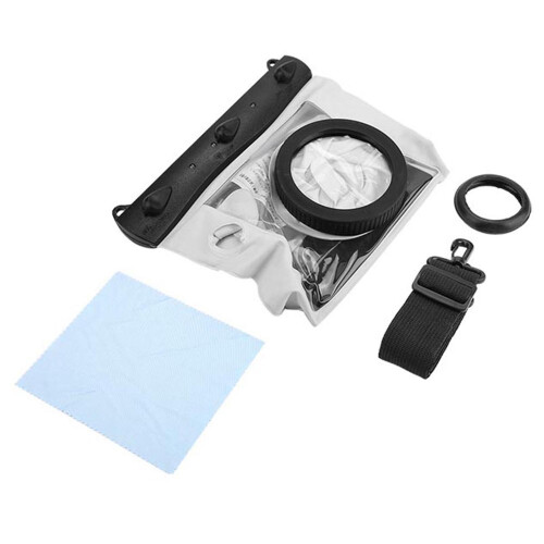 Secure Your Nikon DSLR with 20M Waterproof Diving Case - White 1