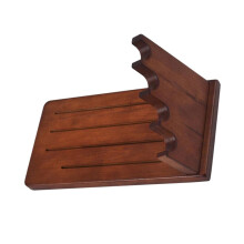 Acacia Wood Knife Holder with Protective Slots, Solid Wooden Block for Kitchen Storage and Organization