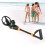 Metal Detector Pinpointer with Large LCD Display, High Accuracy Handheld Treasure Hunter with Easy Operation Modes and Backlight Function for Indoor 2