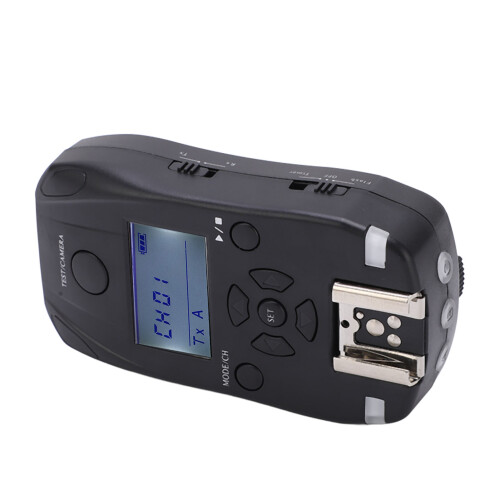 2.4GHz Wireless Flash Controller Timer Remote Shutter Integrated Transceiver Long Distance Transmission TTL Accuracy Dual Mode Trigger High Speed 2
