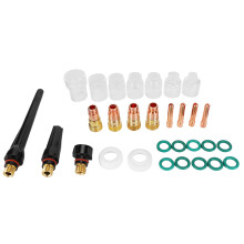 Replacement Parts for TIG Welding Torch Gas Lens Collet Bodies Easy to Install Adjustable Orifice Heat Resistant High Quality Copper Material Long