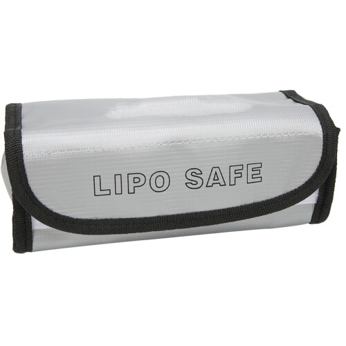 HighTech LiPo-Feuerfeste Tasche 190x75x80mm Silber 1