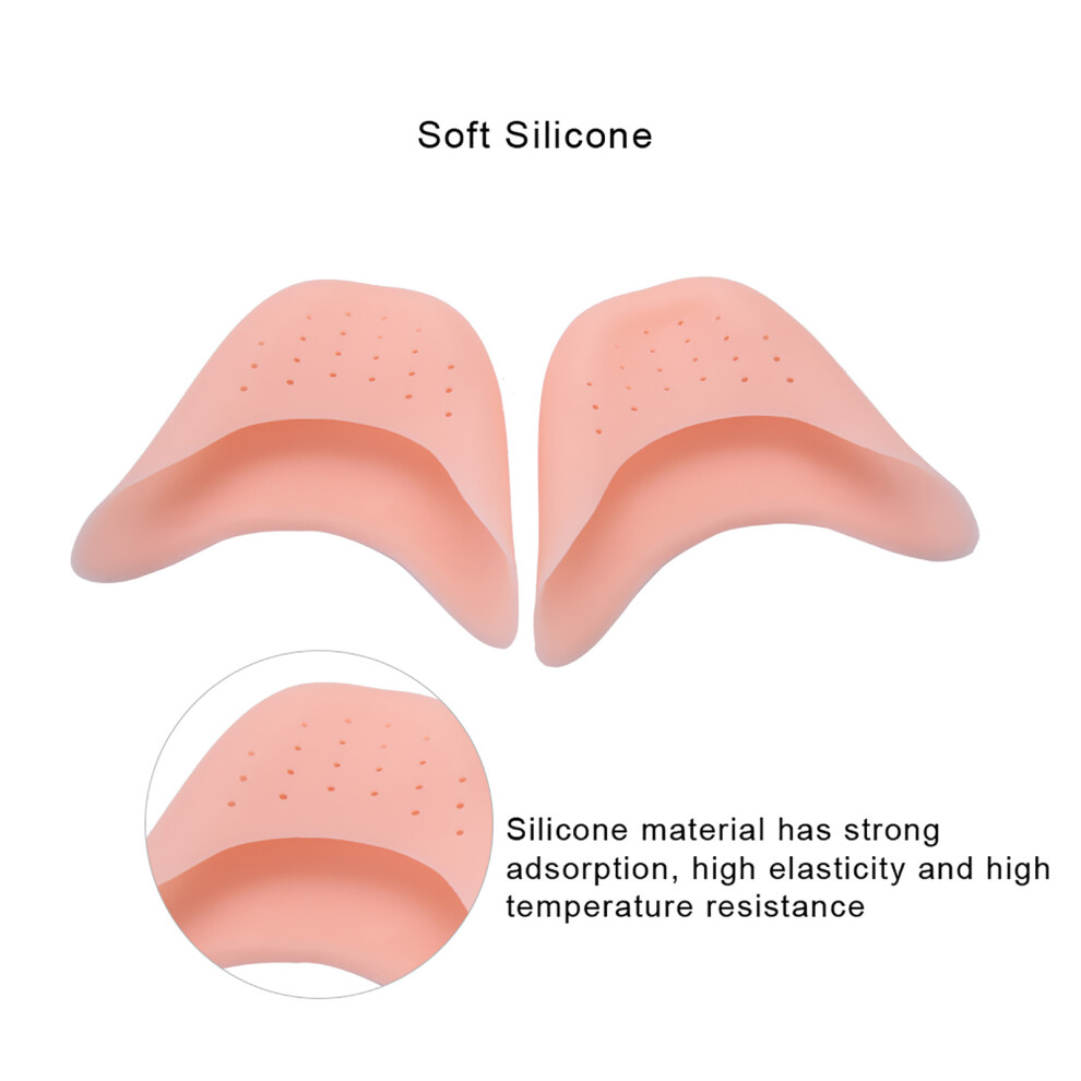 Dance Toe Protector Pads Silicone 1 Pair - Soft Cushion for Pointe & Ballet
