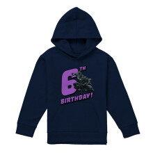 (9-11 Years, Navy) Black Panther Childrens/Kids 6th Birthday Hoodie