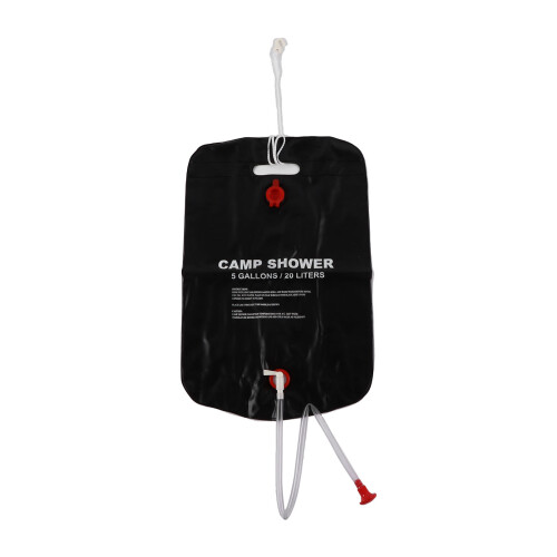 Foldable Solar Shower Bag Durable Construction Heat Absorption Technology Easy Operation Removable Nozzle On Off Control Comfortable Water Flow 2