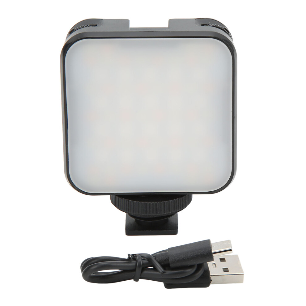 Dimmable Video With 0-100% Brightness Adjustment Selfie With Clip Rgb Camera 2500K To 9000K Color Temperature Cold Shoe Mounts Light 9138057644517