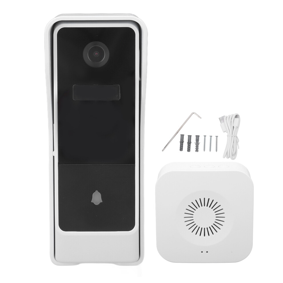 Pir Motion Detection Smart Video Doorbell Camera Day And Night Visibility Alarm Security Doorbell Wireless Hd Camera Enhanced Security Features Two 9138057738636