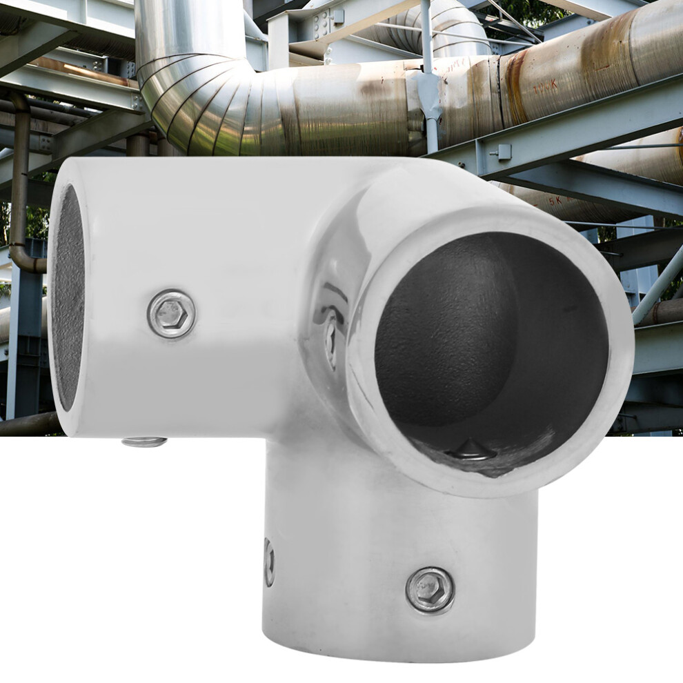 Galvanized Stainless Steel 3-Way Elbow Pipe Fitting 1 Inch With Side Outlet 6921382899652