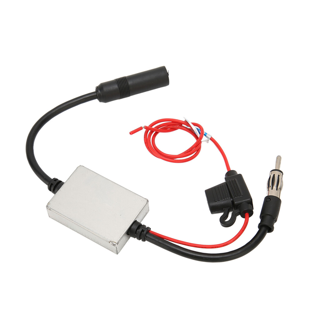 Car Fm Radio Antenna Signal Amplifier 25Db Gain For Marine Rv Truck 3761382900827