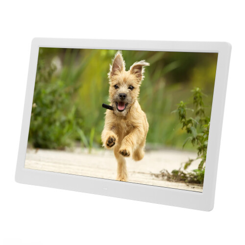 High Resolution Screen Digital Picture Frame Motion Sensor Touch Screen Display Customizable Gift Auto Rotate Infrared Remote Control Cloud Based 1
