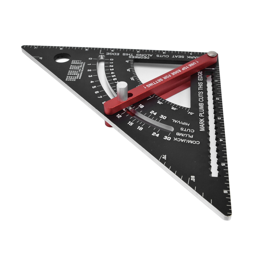 Adjustable Aluminum Triangle Ruler, Multi-Size Woodworking Layout Tool 7891382903361