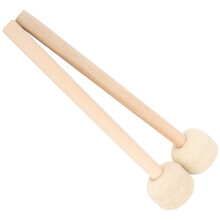 2Pcs Drum Stick Wool Head with Wooden Handle - Percussion Essentials