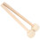 2Pcs Drum Stick Wool Head with Wooden Handle - Percussion Essentials 1