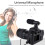 Versatile 3.5mm Camera & Phone Microphone with Windproof Cotton 5