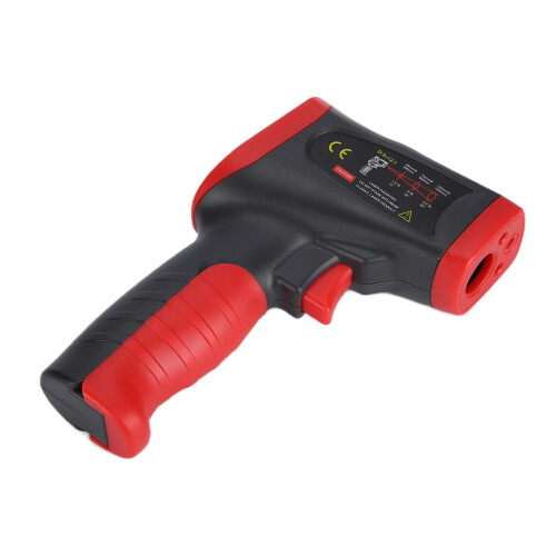 Digital Infrared Thermometer With Backlit LCD Adjustable Emissivity Auto Off Function Versatile Multi Purpose Temperature Measurement Tool For 2
