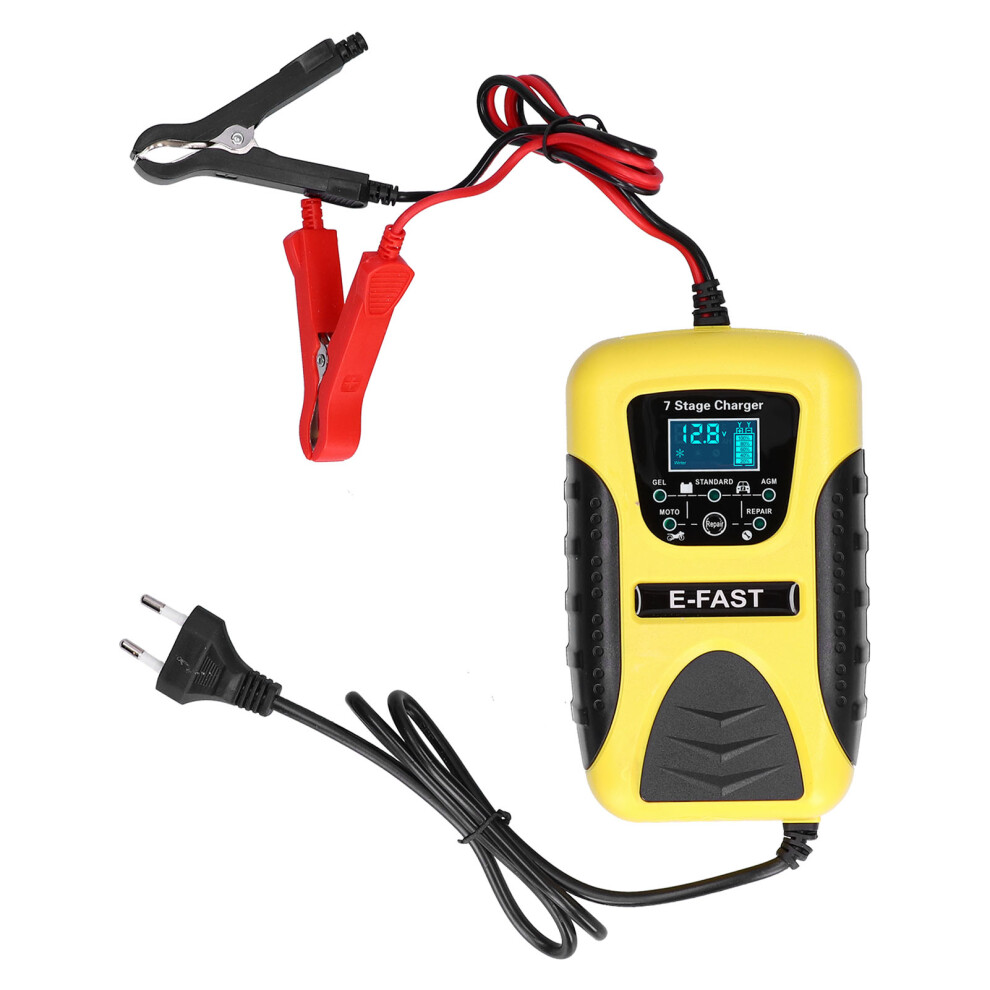 Trickle Charger Automotive Smart Battery Charger Battery Maintainer With Battery Desulfator 3-Stage Charging Mode Multi Safe Protection Circuit 9175034333194