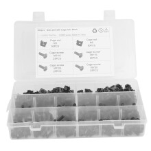 M5 M6 Alloy Steel Screws Hex Socket Head Cap Bolts Corrosion And Rust Resistant Sturdy Oxidation Resistant Machine Fastener Kit Easy Storage Compact