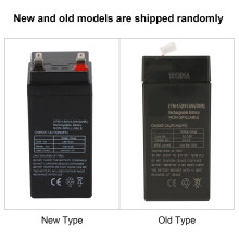 4V 4.5AH Rechargeable Sealed Battery 13.8oz 4.7x4.7x10cm