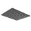 Stainless Steel Square Rainfall Shower Head G1/2in Ceiling Mount 12
