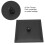 Stainless Steel Square Rainfall Shower Head G1/2in Ceiling Mount 6