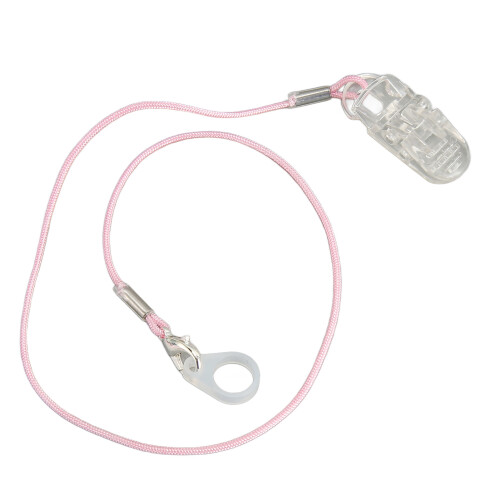Hörgerät-Halterclip aus Nylon, pink
