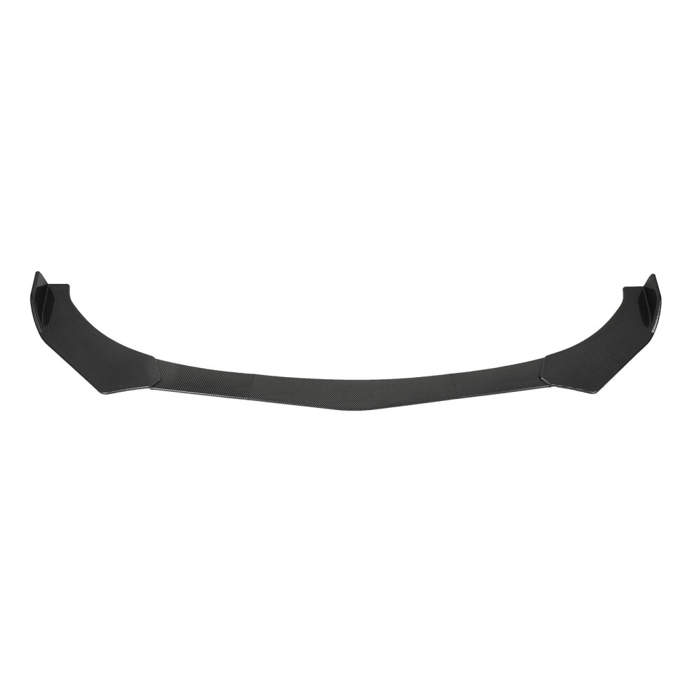 5Pc Car Front Bumper Chin Spoiler Carbon Fiber Style Universal Auto 4661382905855