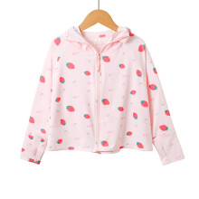 (Strawberry pink, 5XL150cm) Summer Children's Sunblock Cloak - Anti-UV, Breathable Cape-Style Jacket. UPF 50+ Protection for Boys & Girls, Ideal Outdoor Cover-Up