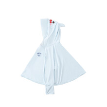 (Shark blue, L100cm) Summer Kids' Ice Silk Sun Protection Jacket - Ultra-Breathable, Loose Fit & UV-Resistant. Ideal for Boys & Girls, Lightweight Sunblock Coat