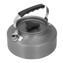 Durable Outdoor Kettle for Camping 1.1L Fast Heating Tea Coffee Pot with Insulated Handle Made from Hard Anodized Aluminum Lightweight Foldable