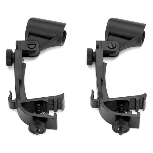 Adjustable Height Drum Microphone Clips Rim Snare Mount Clamp Shock Effect Compact Construction Durable Material Sturdy Structure Anti Shake Easy 1