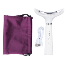 Skin Care Facial Massager Tool, Vibrating Face Massager With Galvanic Machines And LED Light Modes, Anti Wrinkle Massager Featuring EMS Micro Current