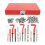 Re-thread Tool Full Set for Engine Maintenance, Wire Thread Inserts with Insert Installations and Twist Drill Bits, Thread Repair Kit for Mechanical 6