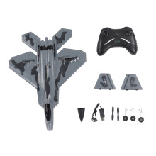 Channel Stunt Fighter Remote Control Airplane, Stealth Raptor with Gyro Assisted Driving System Xpilot Stabilization Easy Fly for Beginners,