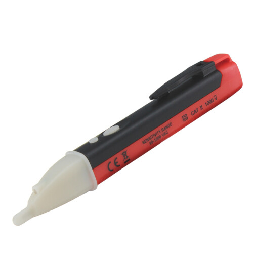 Electrical Testing Tool Non Contact Voltage Detector LED Indicator Beeper Alarm Voltage Test Pen 60V 1000V Safe Insulation Design Compact Size for