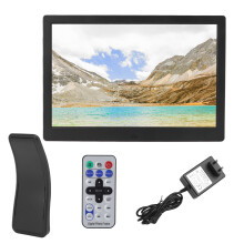 Digital Photo Frame With FHD IPS Display And Touchscreen Interface, MP3 Movie Player With Remote Control, Wall Mountable Design For Effortless